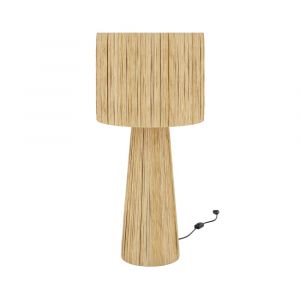 Grande lampe en feuille de palmier