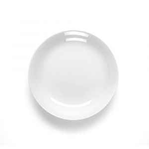 Assiette creuse en Porcelaine Blanc