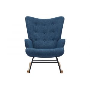 Rocking chair  bleu