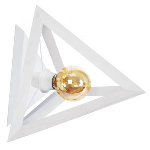 Applique pyramide pyramideH18cm bois abat-jour bois naturel