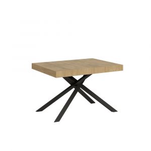 Table extensible 90x130/234 cm effet bois ch&ecirc;ne nature