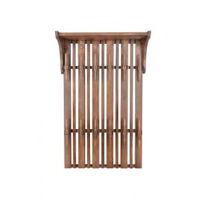 Porte manteau en bois marron