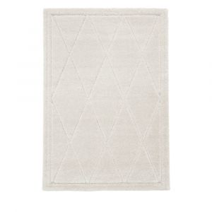 Tapis d&rsquo;inspiration berb&egrave;re - 120x170cm &Eacute;cru Polypropyl&egrave;ne