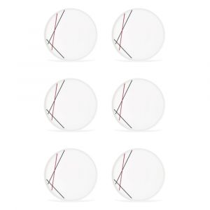 6 assiettes plates 27,5cm BISTROT