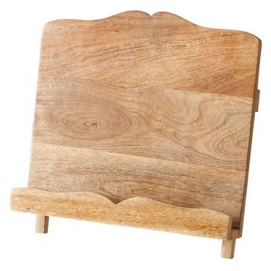 Lutrin de cuisine en bois de manguier 32x19x31.5cm