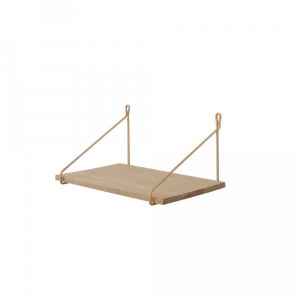 Etag&egrave;re Vintage Ch&ecirc;ne Rustique Brut 40 x 25 cm