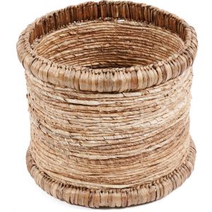 Panier en feuille de bananier tress&eacute;e