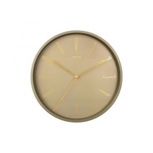 Horloge murale fer vert &Oslash;35cm