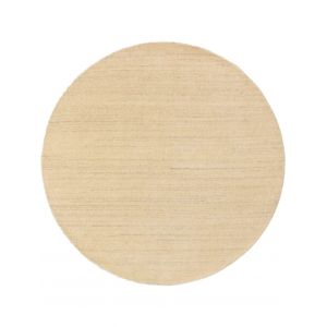 Tapis en laine rond cr&egrave;me D 160