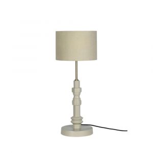 Lampe design en c&eacute;ramique beige