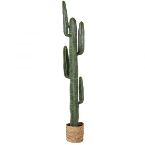 Cactus artificiel d'extérieur en pot