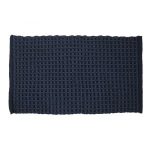 Tapis d'intérieur ou salle de bain 2200 gr/m² bleu nuit 50x80 cm