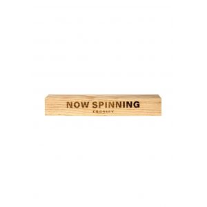 Support en vinyle Now Spinning en bois