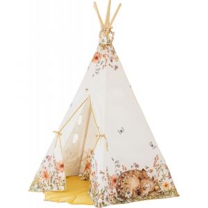 Tente tipi enfant en coton wildflowers