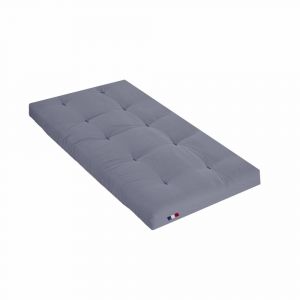 Matelas futon coeur latex ferme 13cm gris 90x190