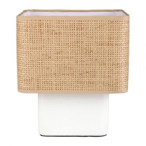 Lampe c&eacute;ramique carr&eacute;e