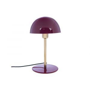 Lampe &agrave; poser design en m&eacute;tal prune