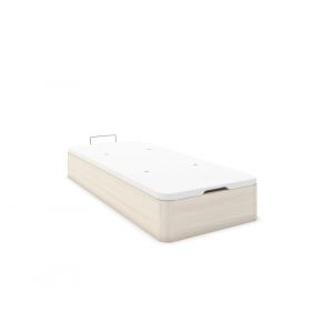 Lit coffre 90x200 en bois Chêne Blanchi