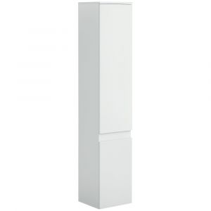 Meuble colonne rangement salle de bain 30 x 28 x 152,5 cm blanc