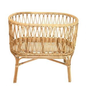 Berceau b&eacute;b&eacute; rotin naturel 80x 83 cm