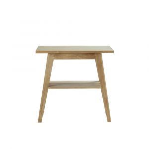 Meuble sous vasque en teck massif 80 cm