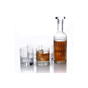 Service &agrave; Whisky en Cristallin, transparent, 5 pi&egrave;ces