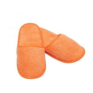 Chausson de bain en eponge orange taille 37