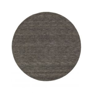 Tapis en laine rond gris D 160