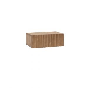 Table de chevet en bois de sapin flottant ton vieilli 40x15cm