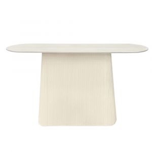 DOLCE- Console 140 cm en bois massif Ivoire