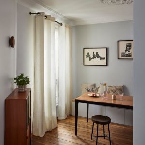 Rideau en acrylique  ecru 145x300 cm