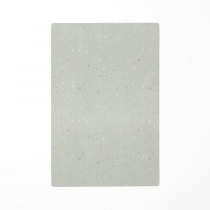 Tapis de jeu enfant petits cailloux vert 118x180cm