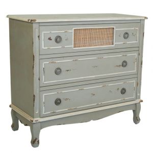 Commode verte 90x38x80h
