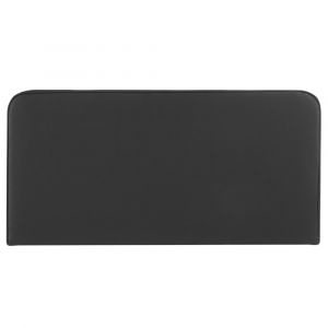 T&ecirc;te de lit en simili cuir noir, 140 cm