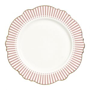 Assiette plate rose D27,5cm