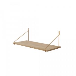 Etag&egrave;re Vintage Ch&ecirc;ne Rustique Brut 60 x 25 cm