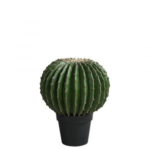 Cactus en pot artificiel vert H43