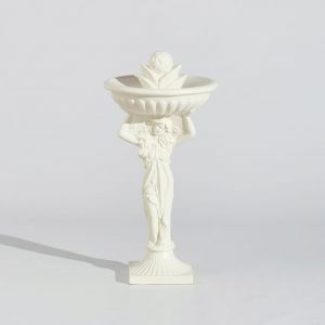 Statue en magn&eacute;sie blanche, H71 cm