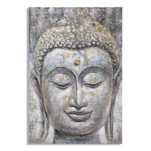 Tableau sur toile multicolore Bouddha 80x3x120  cm