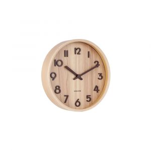 Horloge murale tilleul brun &Oslash;22cm