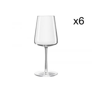 Lot de 6 Verres à vin en Cristallin, transparent, 40 cl