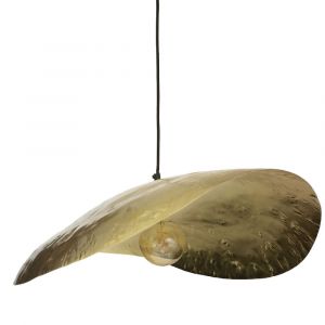 Suspension laiton martel&eacute; m&eacute;tal dor&eacute; 60 x 80