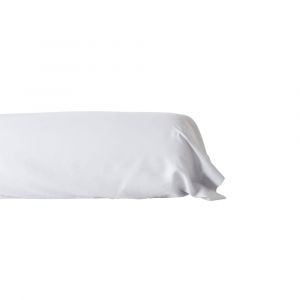 Taie de traversin Imprimé uni blanc 220 x 45 cm