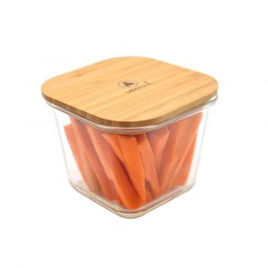 Lot de 2 bo&icirc;tes carr&eacute;es 12/16 cm