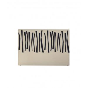 T&ecirc;te de lit d&eacute;houssable  140x110 cm   Noir 140x190 cm