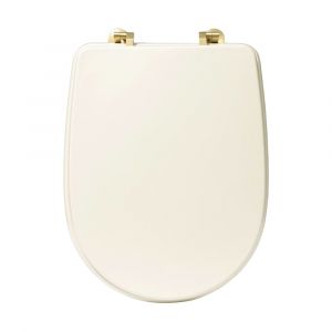 Abattant wc style chic bois ivoire 49 x 36