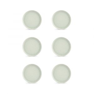 Assiette plate 19,5cm mint  - Lot de 6