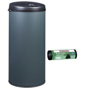 Poubelle de cuisine automatique 45L et 10 sacs poubelle 50L
