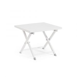 Table basse pliante de jardin en aluminium L44