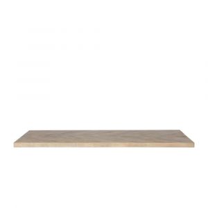 Plateau de table en bois de manguier beige 200 x 90